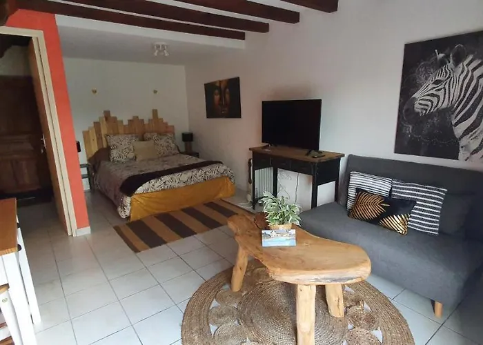 Studio Privatif Et Sa Piscine Aux Agapanthes De Cromel - Le Mont Saint-michel Holiday home